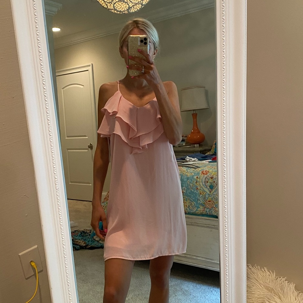 Light pink flowy dress
